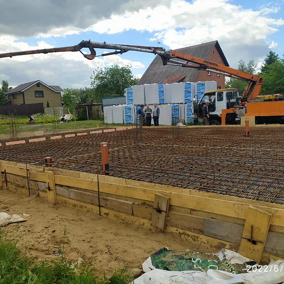 УШП (утеплённая шведская плита) 25×25 м